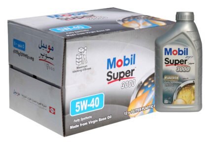 زيت محرك موبيل سوبر 3000 – 5W-40 تخليقي بالكامل | أداء فائق وحماية متقدمة للمحرك