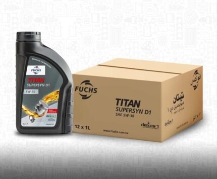 Fuchs Titan Supersyn D1 5W-30 Engine Oil - Fully Synthetic with Superior Performance and Reliable Engine Protection