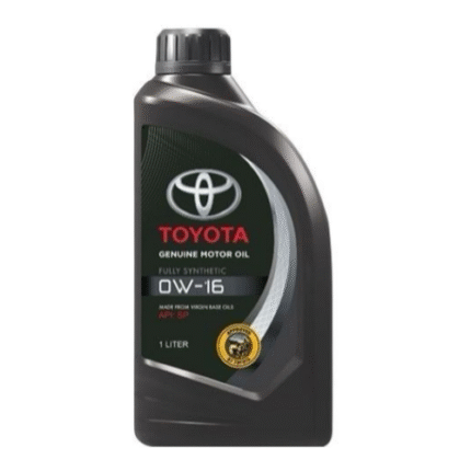 زيت تويوتا الأصلي 0W-16 Toyota Genuine Motor Oil هايبرد تخليقي بالكامل